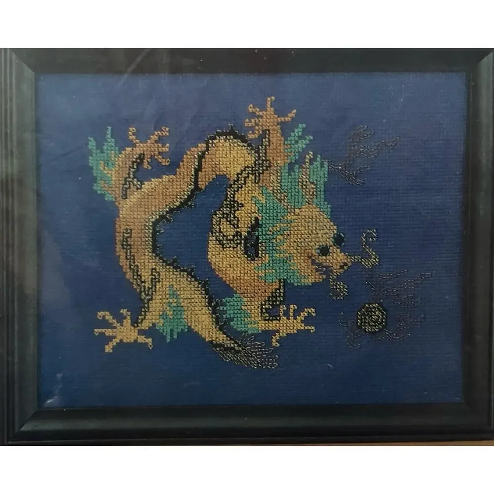 Imperial Dragon Robe Counted Cross Stitch Kit Smithsonian 19th Century China